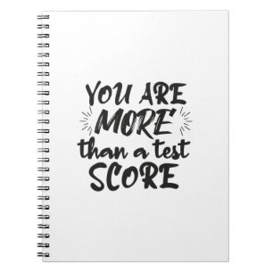 YOU ARE MORE THAN A TEST SCORE NOTEBOOK