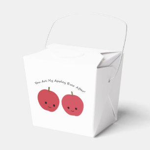 You are my Appley Ever After Apples Favour Box