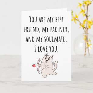 You are My Best Friend Valentine  Folded Card