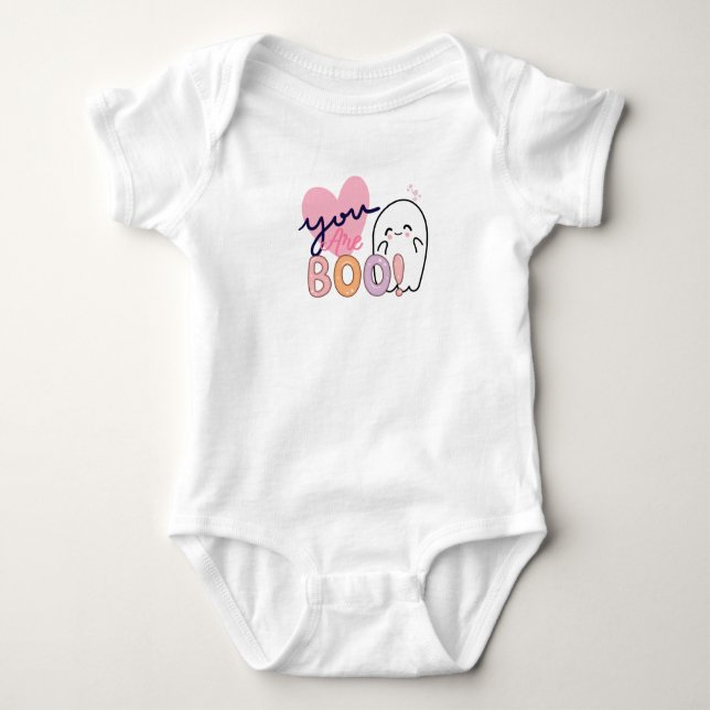 You Are My Boo –Cute Ghost  Baby Bodysuit (Front)