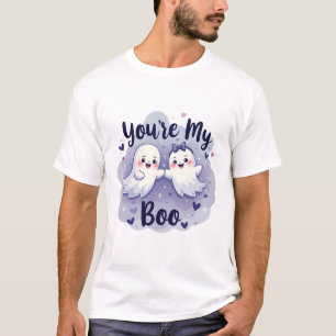You Are My Boo, Ghostly Lovers Design T-Shirt