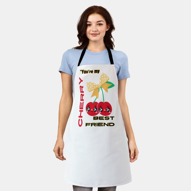 YOU ARE MY CHERRY BEST FRIEND APRON (Worn)