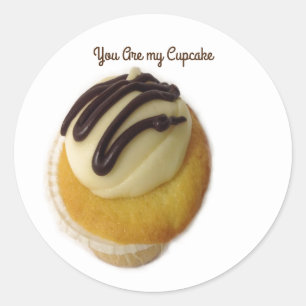 You Are My Cupcake  Classic Round Sticker