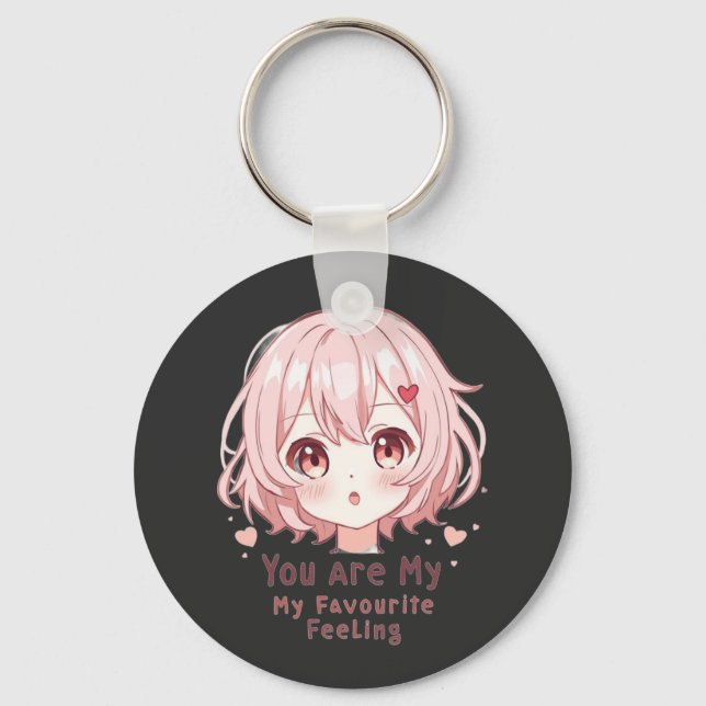 You Are My Favourite Feeling Key Ring (Front)