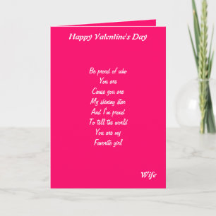 You are my favourite girl holiday card