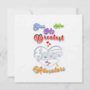 You Are My Greatest Adventure Thank You Card