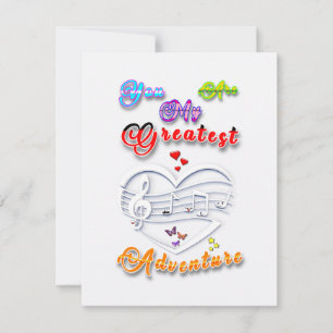 You Are My Greatest Adventure Thank You Card