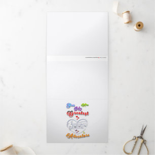 You Are My Greatest Adventure Tri-Fold Holiday Card