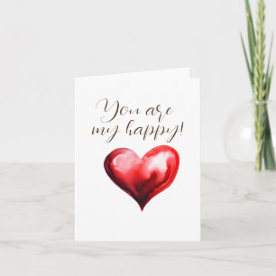 You are my happy holiday card