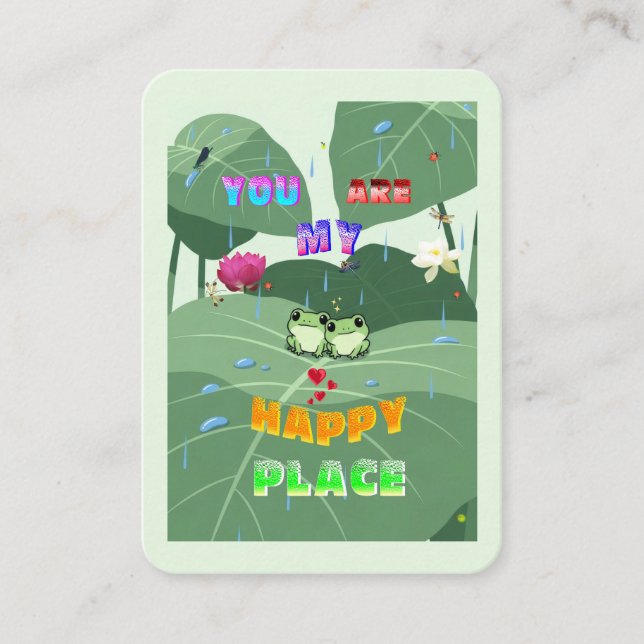 You Are My Happy Place Discount Card (Front)