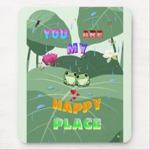 You Are My Happy Place Mouse Pad