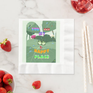 You Are My Happy Place Napkin