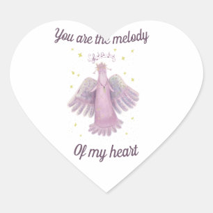 You are my heart sticker