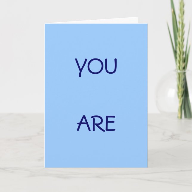 You Are My HERO Thank You Card (Front)