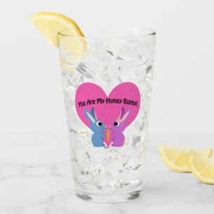 You are My Honey Bunny! Glass