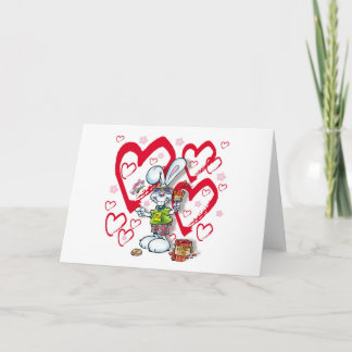 You are my honey bunny holiday card