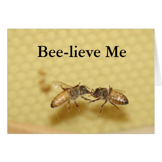 You are my Honey Sweetheart Card (Front Horizontal)