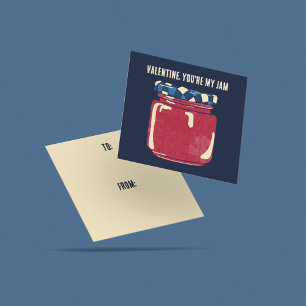 You Are My Jam Classroom Valentine Card