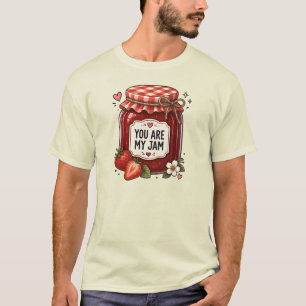 You Are My Jam Cute Strawberry Jar Aesthetic T-Shirt