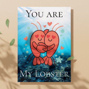 You are My Lobster Card