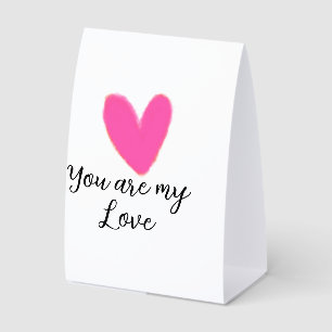 you are my love pink red heart watercolor kidretro