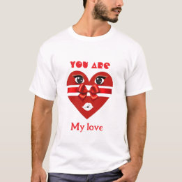 You Are My Love Romantic Valentine's Day Couple  T-Shirt