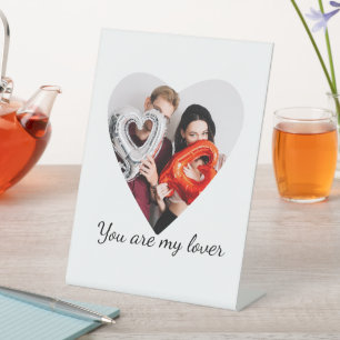 You Are My Lover – Romantic Heart Design Pedestal Sign