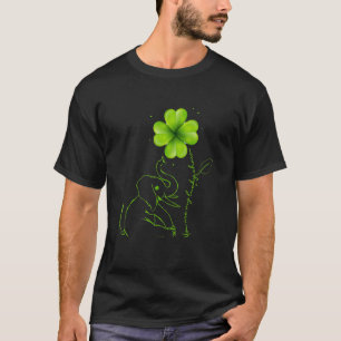 You Are My Lucky Charm Elephant Shamrock St Patric T-Shirt