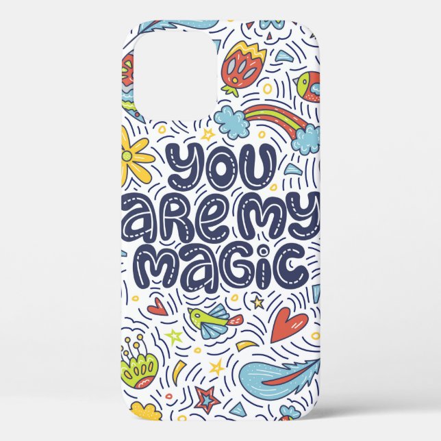 You are my magic. Lettering quote about magic with Case-Mate iPhone Case (Back)