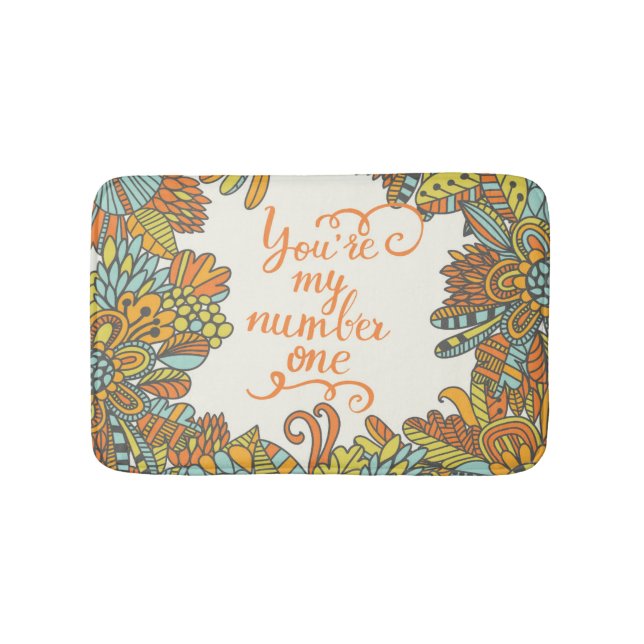 You Are My Number One Bath Mat (Front)