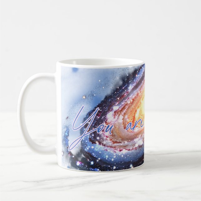 You Are My Orbit Romantic Quote Mug (Left)