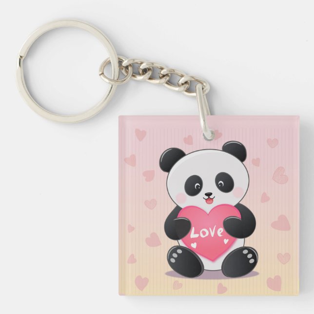 You Are My Panda-mic Love Key Ring (Front)