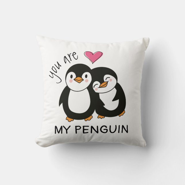 You Are My Penguin Cushion (Front)