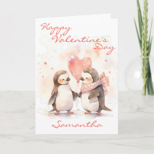You are my Penguin Cute Valentine's Day Card