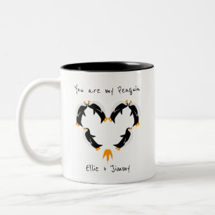You are my Penguin Love Two-Tone Coffee Mug