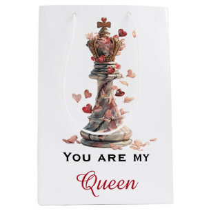 You Are My Queen Chess Art Medium Gift Bag