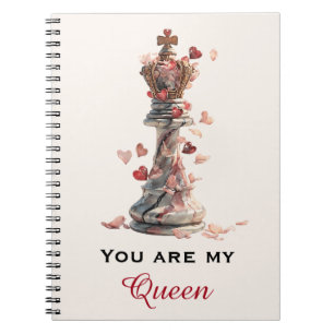 You Are My Queen Chess Art Notebook