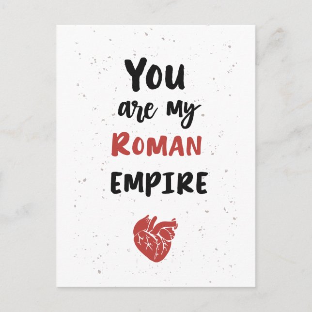 You Are My Roman Empire - anatomy Heart - card edi (Front)
