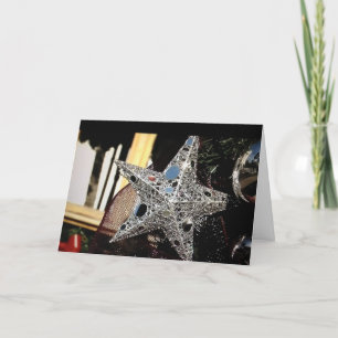 "YOU" ARE MY SHINING STAR-ROMANTIC CHRISTMAS HOLIDAY CARD