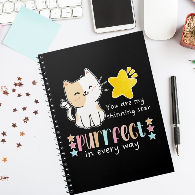 You Are My Shinning Star Purrfect In Every Way  Notebook (Creator Uploaded)