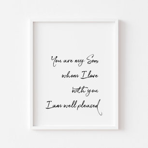 You are my son print