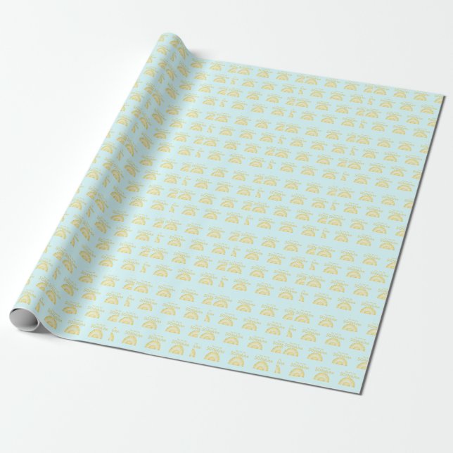 You are my Sonshine baby shower Wrapping Paper (Unrolled)