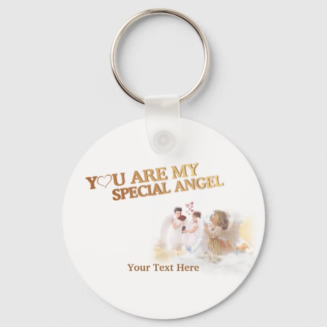 You Are My Special Angel – Customise It! Key Ring (Front)