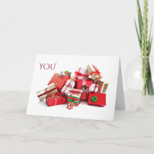 YOU ARE "MY SPECIAL CHRISTMAS GIFT" HOLIDAY CARD