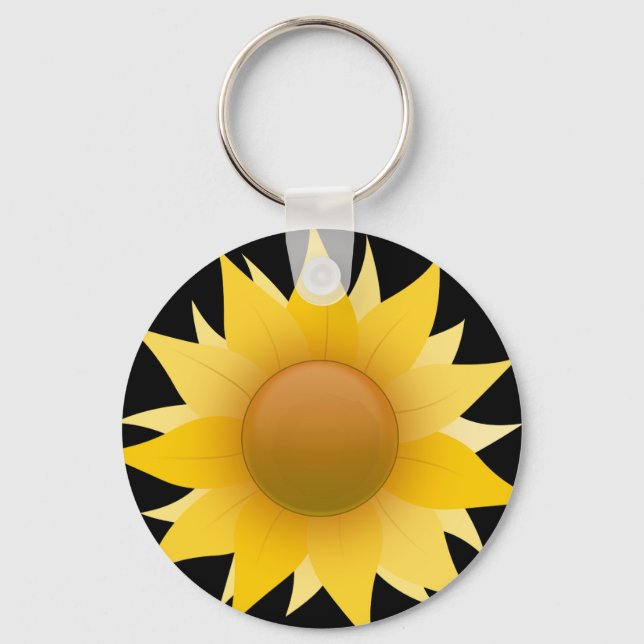 You Are My Sunflower Button Keychain (Front)