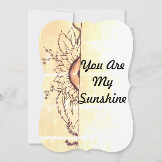 you are my sunshine