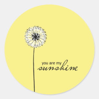 You Are My Sunshine 01 Classic Round Sticker