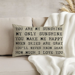 YOU ARE MY SUNSHINE   Accent Pillow