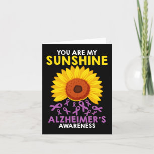 You Are My Sunshine Alzheimer's Awareness Card
