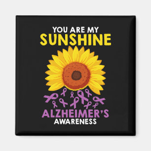 You Are My Sunshine Alzheimer's Awareness Magnet